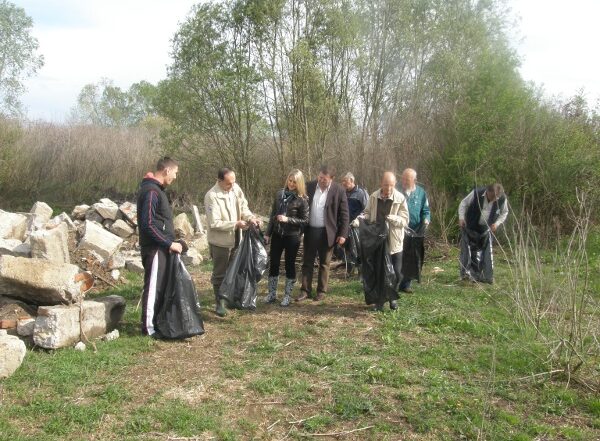 Zelena cistka u posebnom ornitološkom rezervatu Bara Dvorina